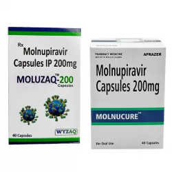 Молнупиравир:: Эсперавир аналог (Moluzaq-200, Molnucure) 200мг капсулы №40 фото
