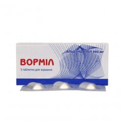 Вормил (аналог Альдазол, Альбендазол) жевательные таблетки 400 мг N3 в Краснодаре и области фото